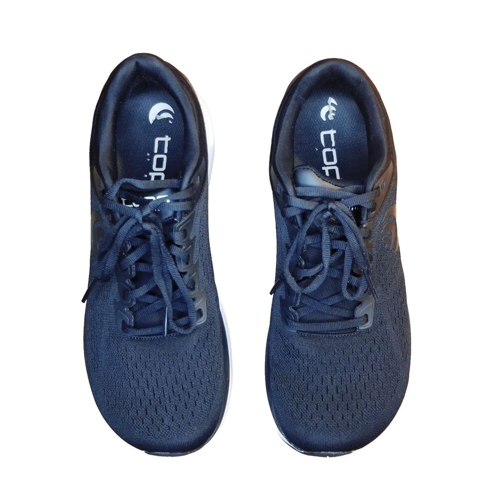 Topo Phantom 3 Women's Size 9.5 Black White Athletic Running Shoes Sneakers